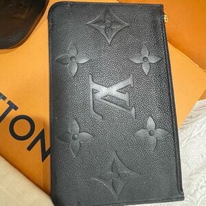 Louis Vuitton Black Embossed Monogram 
Neverfull MM